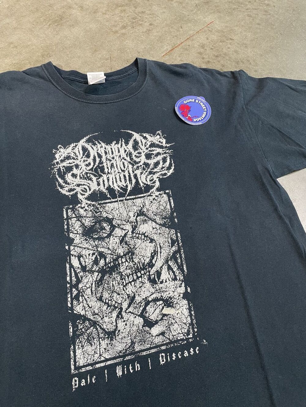 Dragged Into Sunlight British Metal Band Tee XL 24x30